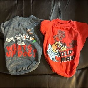 Warner Bros. Looney Tunes Bugs Bunny  and Taz shirts for dogs